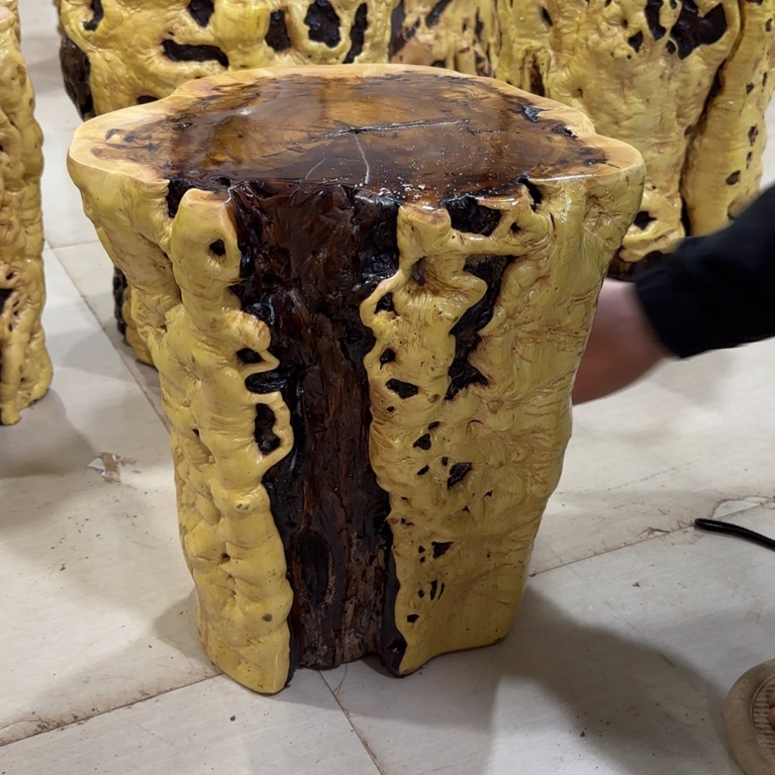 果***盘龙纹鸡心枣木手工艺品 