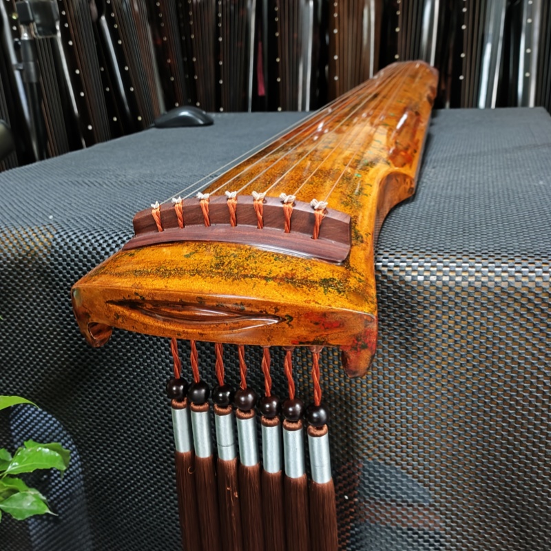 【厂家直销】混沌式、伏羲式、仲尼式、蕉叶式、初学、演奏用老杉木古琴