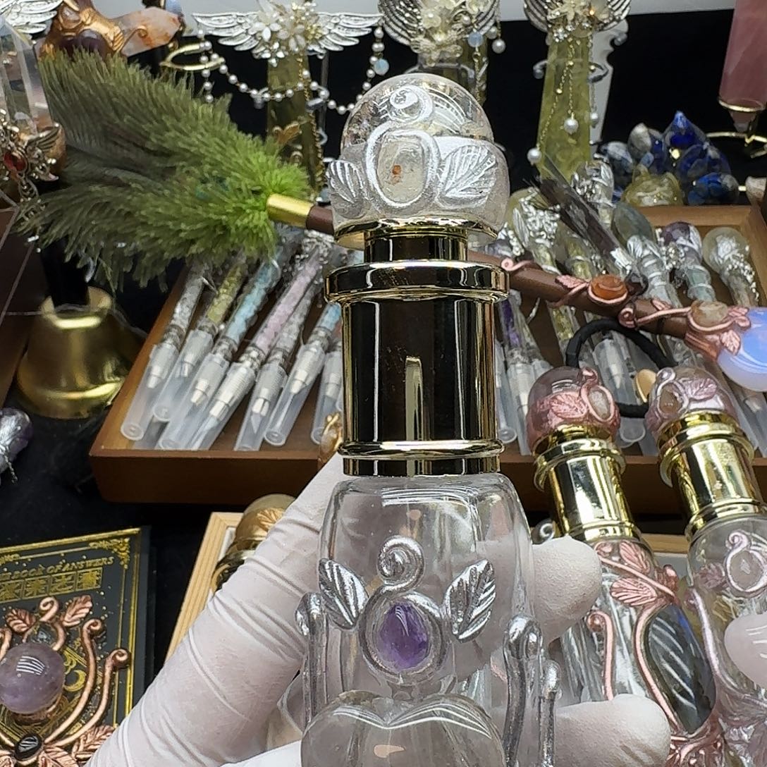 星***露颈饰未镶嵌紫晶白