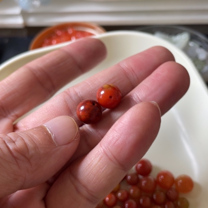 颈饰未镶嵌南红玛瑙