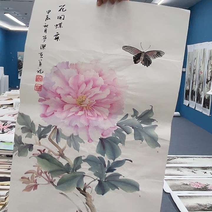 国画纯手绘作品图