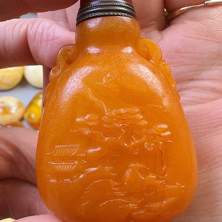 蜜蜡颈饰未镶嵌蜜蜡