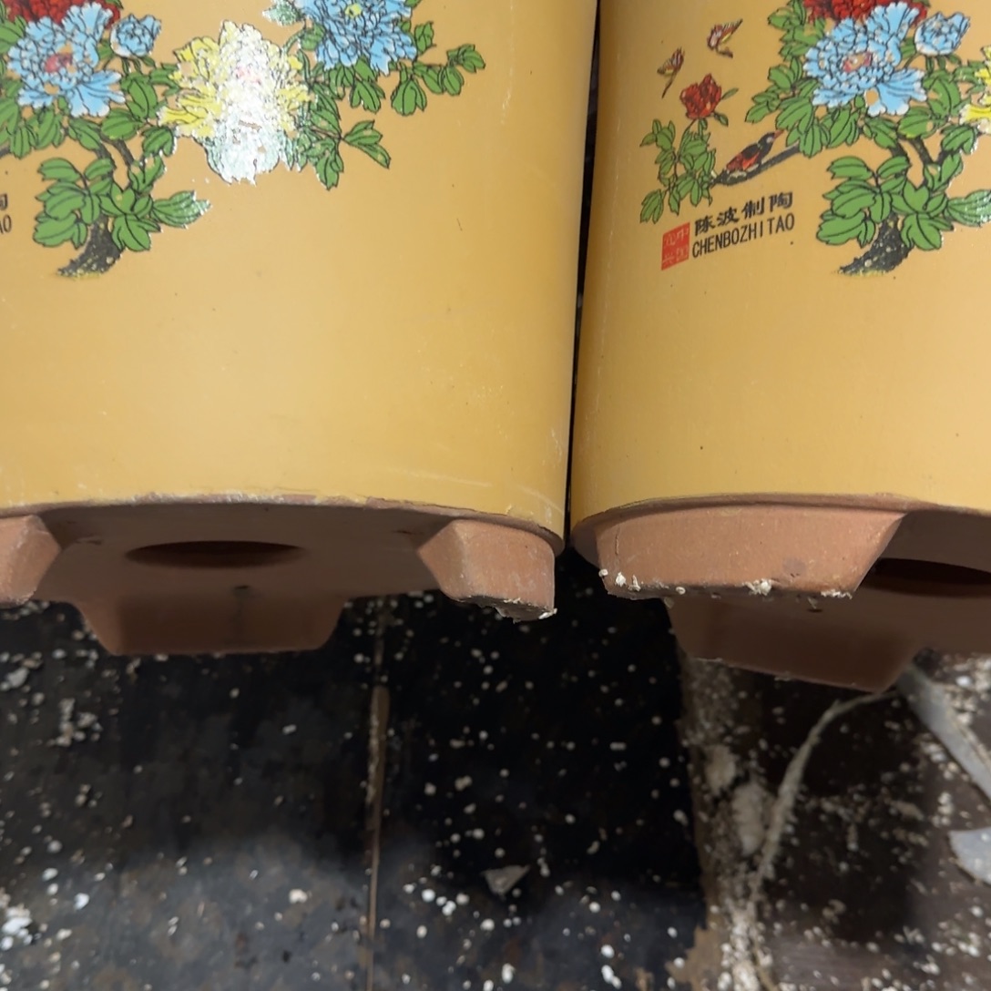 紫砂花盆口径20.17好