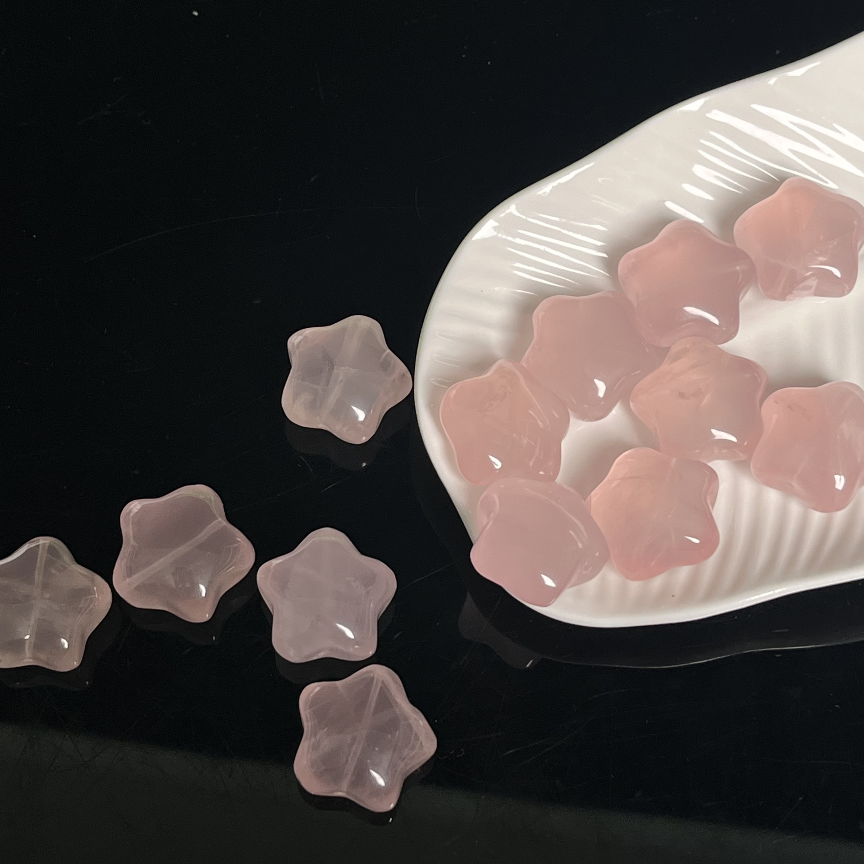 粉水晶星星L43多样性发其一