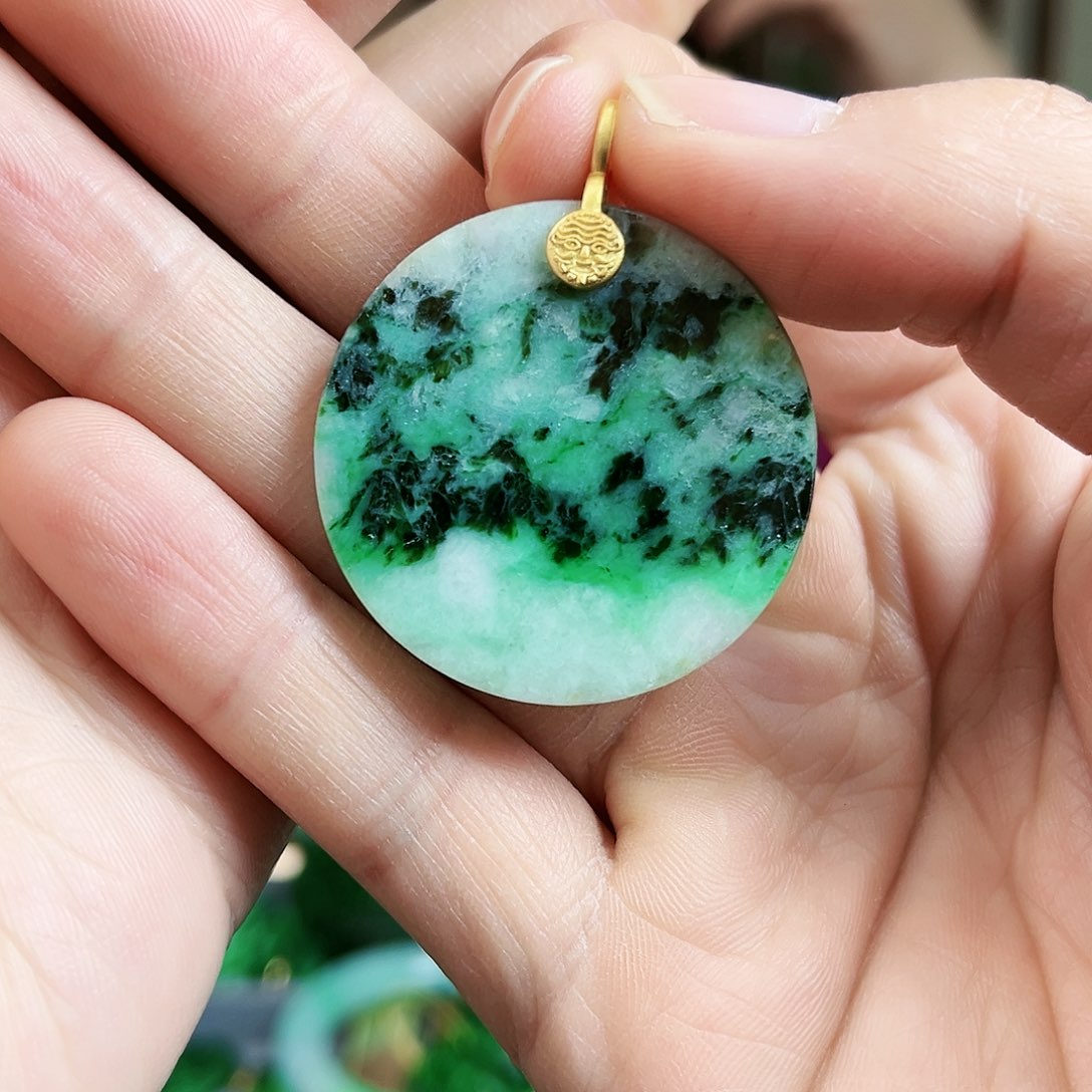 翡翠颈饰未镶嵌吊坠多样性发货