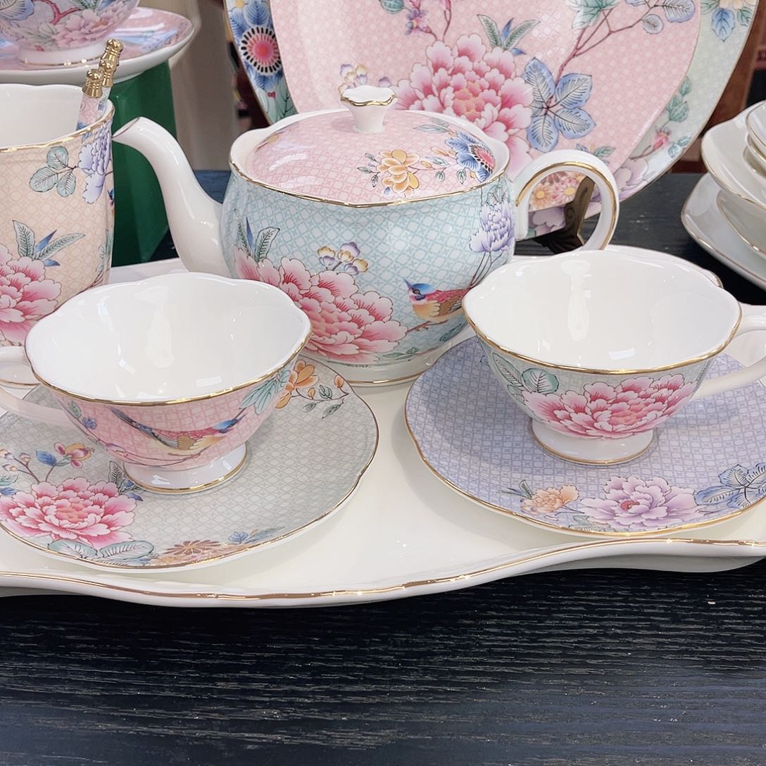 骨瓷一壶2杯碟/////