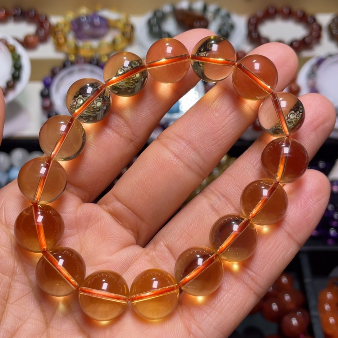 水晶手链未镶嵌巴西暴力黄