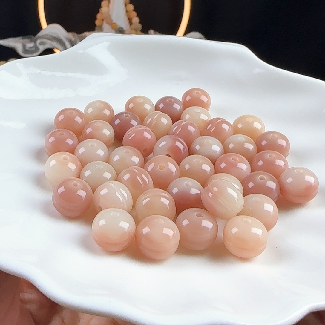 菩提根/象牙果手串卡12粉飘花蛋堡20卡牌➕20备珠