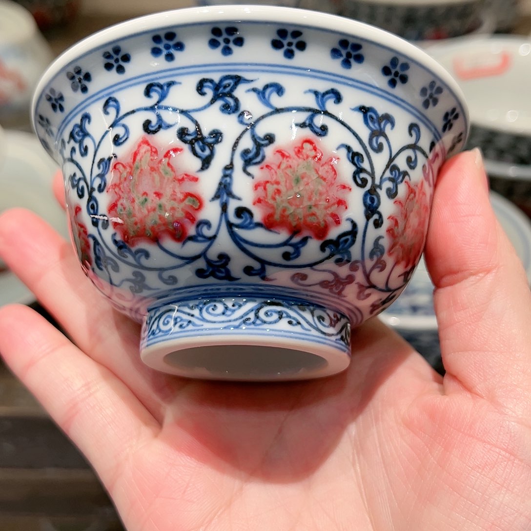 不晓堂柴窑微瑕原矿釉里红