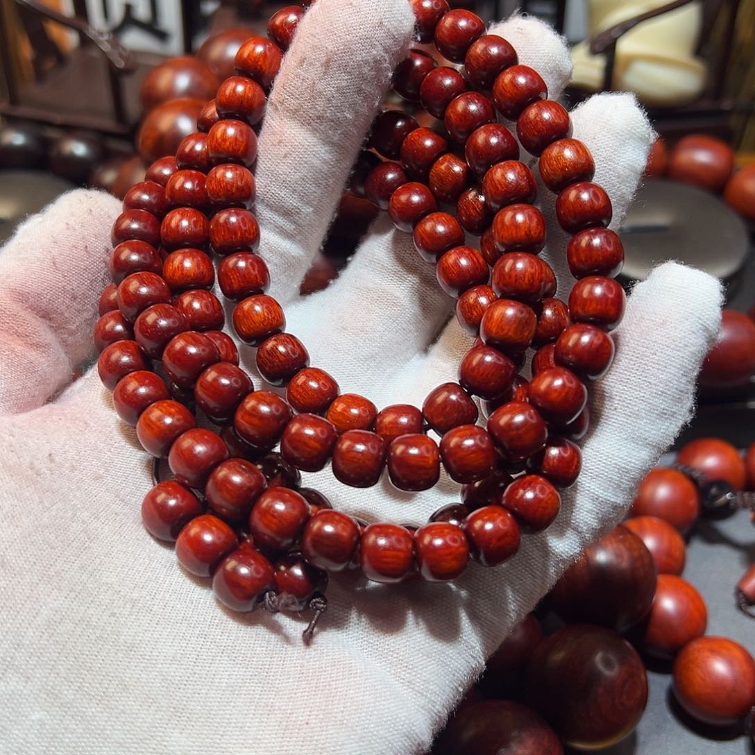 木8x9老型珠108颗镇店玉化果冻泥