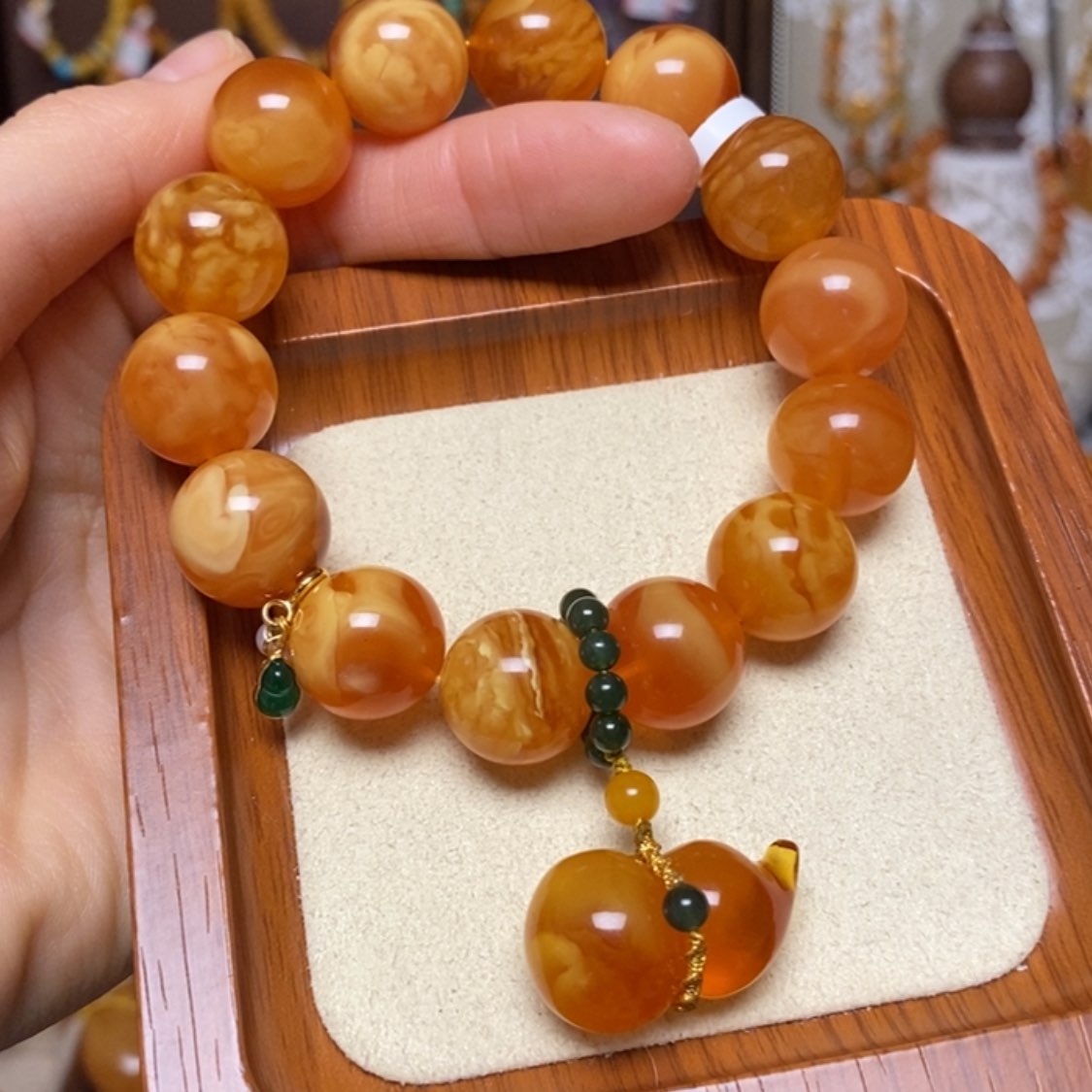 【闪购商品】手链蜜蜡未镶嵌手串