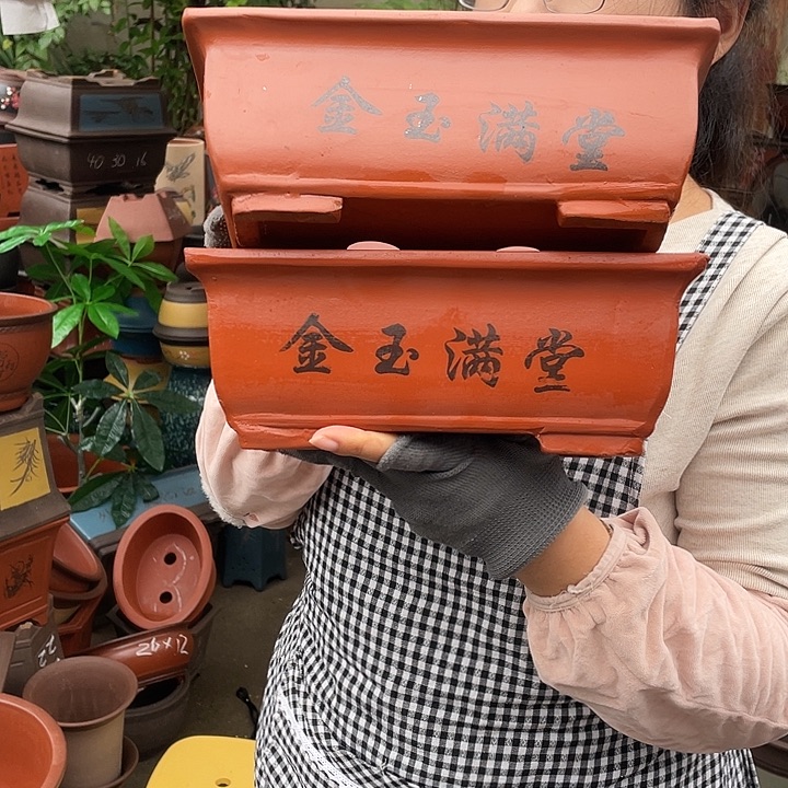 26+26红马槽花盆紫砂花盆紫砂