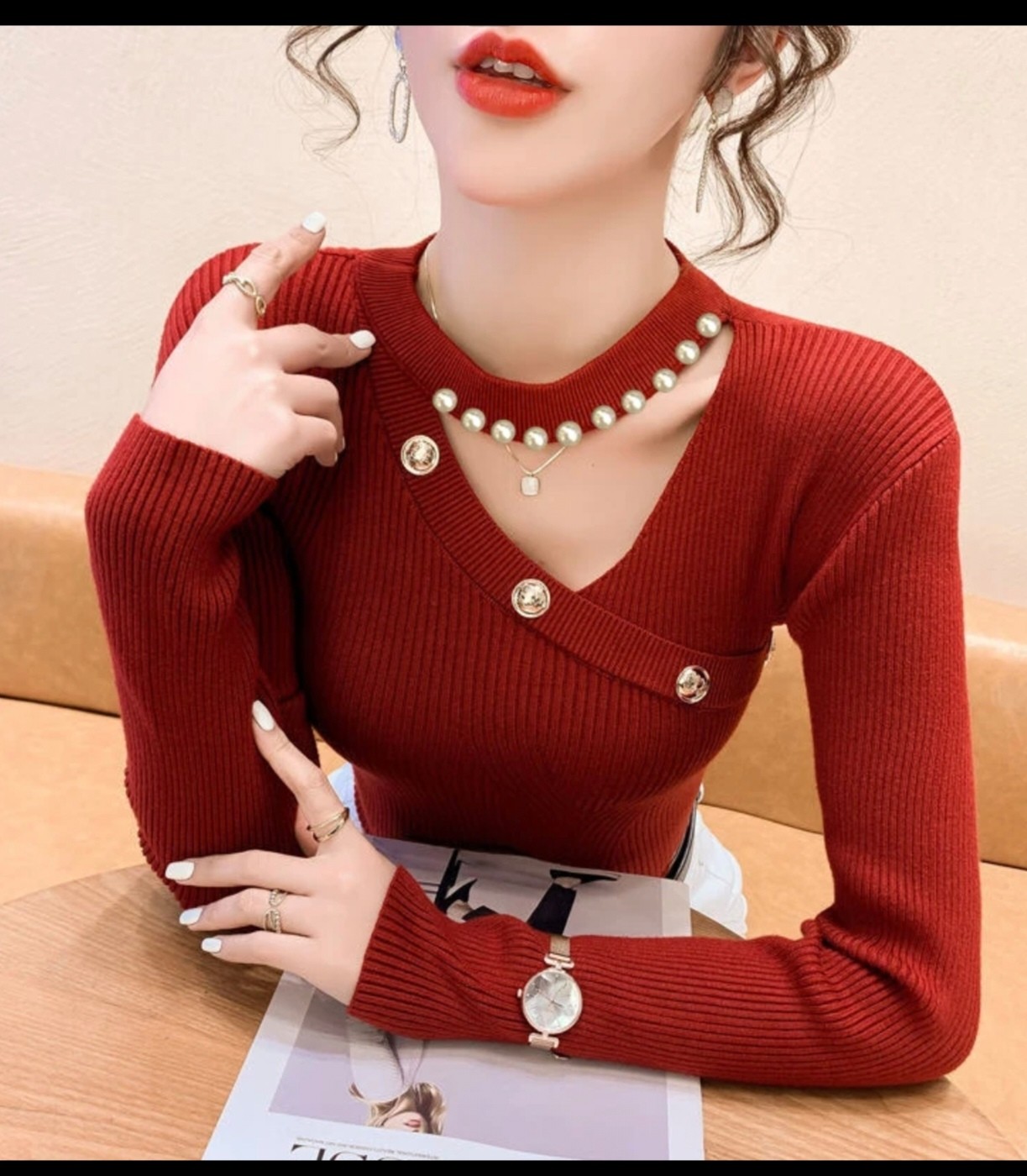 高品质时尚百搭女装显瘦气质收腰修身