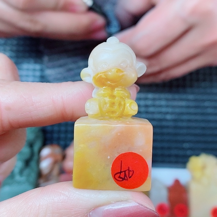 老挝石猴子定制印章