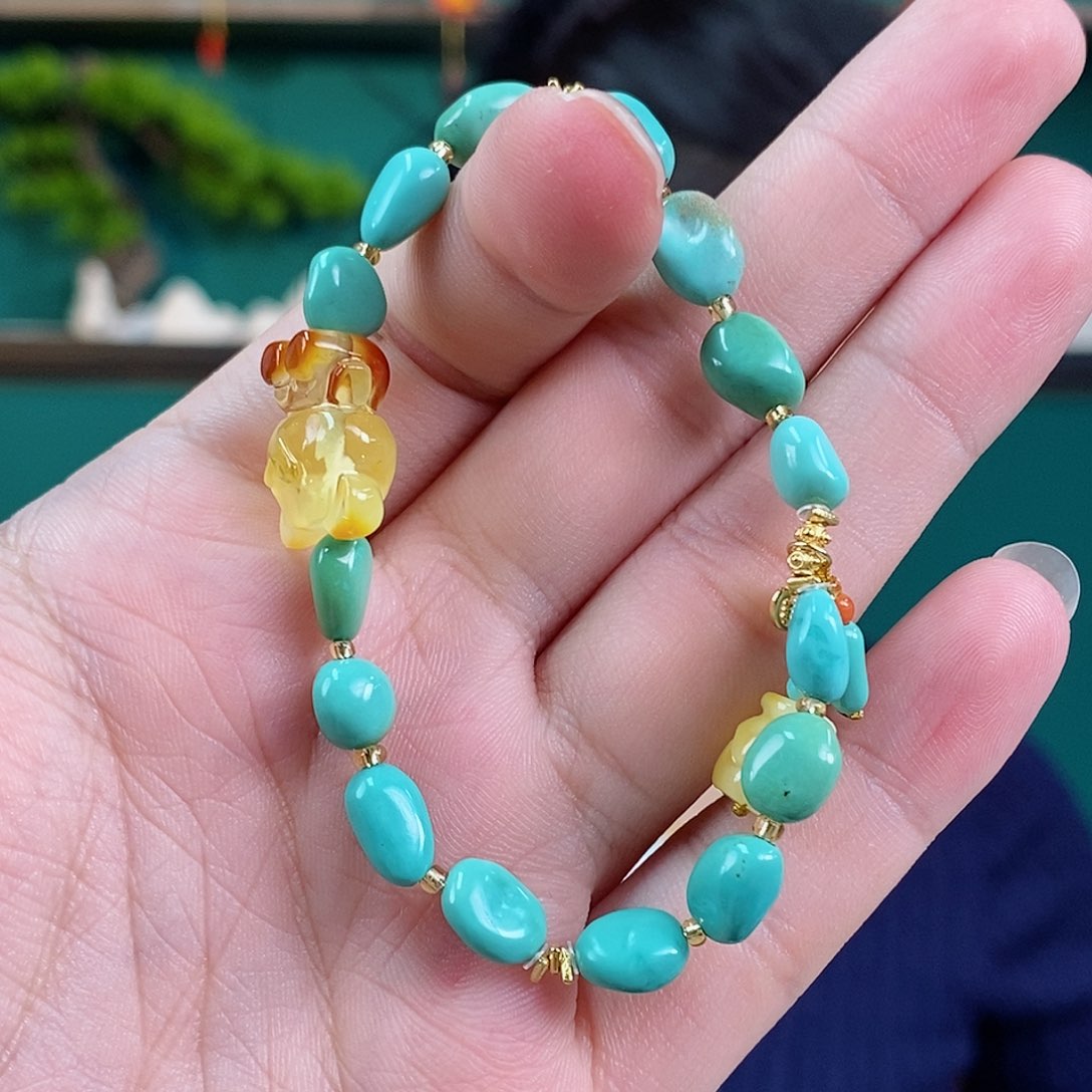 绿松石珠宝奇石未镶嵌