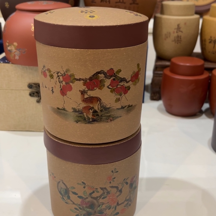 依***雅紫砂茶叶罐紫砂茶叶罐