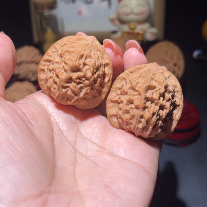 文玩核桃把件瓷娃娃全品36