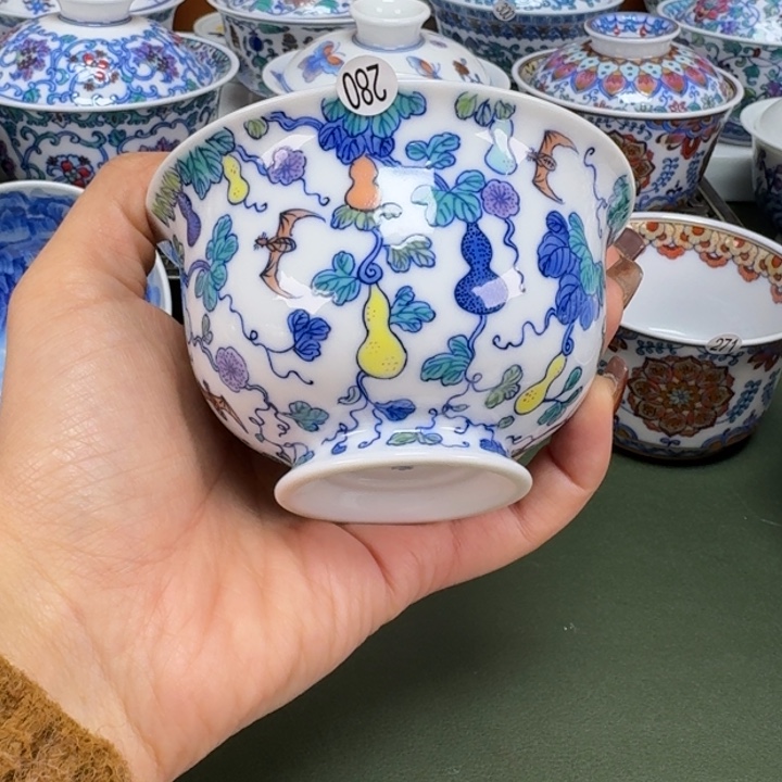 沙沙手工手绘茶具280