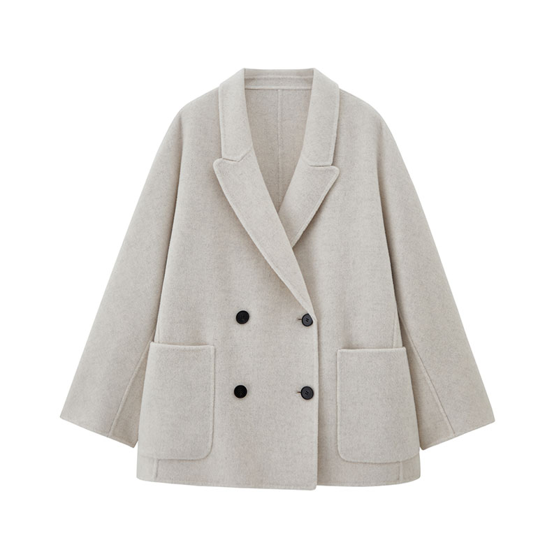 【小美专属】短款双面呢外套YT25166