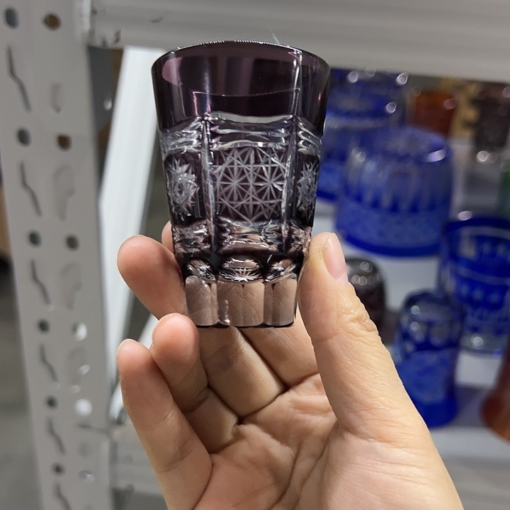 D***g手柄款水晶玻璃微瑕两个