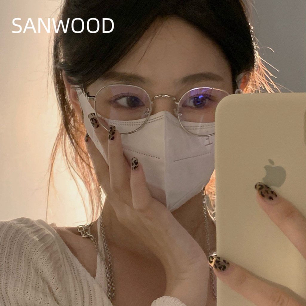超轻纯钛复古小圆近视眼镜框男深圳防蓝光平光丹阳眼镜架3125