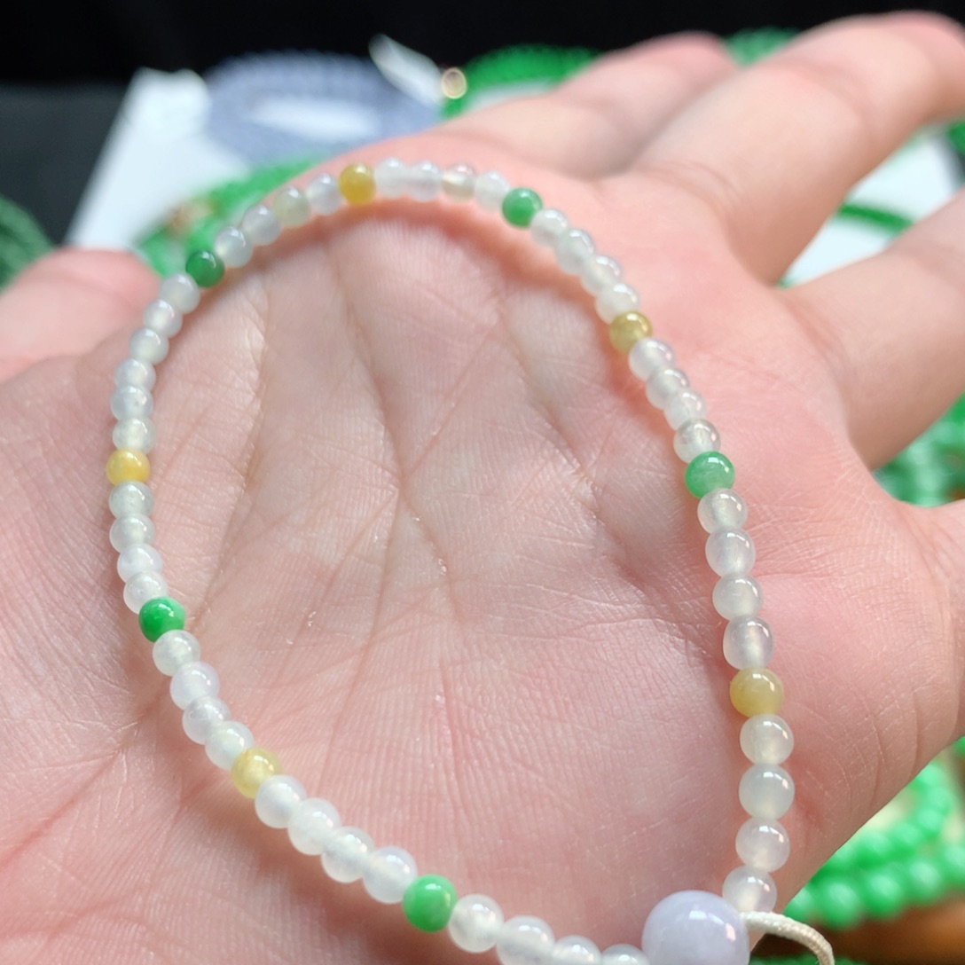 翡翠未镶嵌手链翡翠