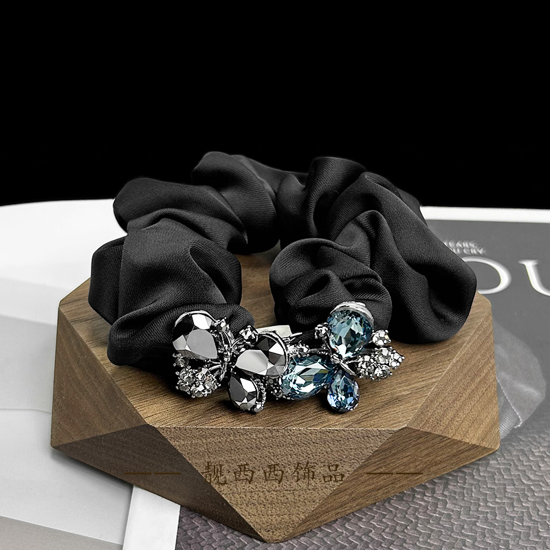 【LXX靓西西】8125 优雅双蝴蝶轻奢风高弹力大肠发圈