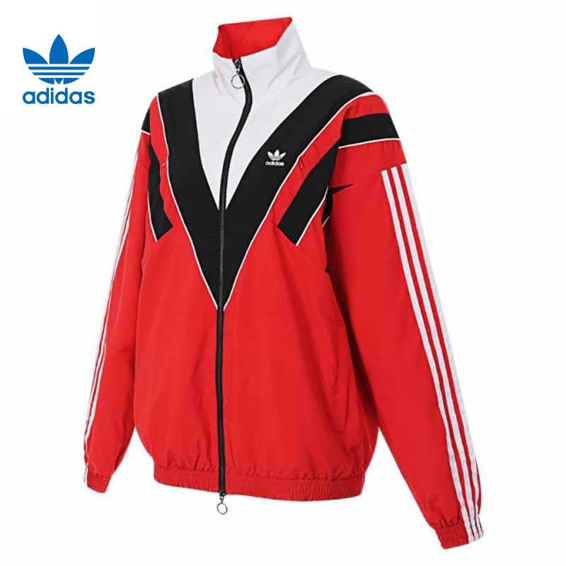 同adidas阿迪达斯女子运动休闲夹克外套JW9741