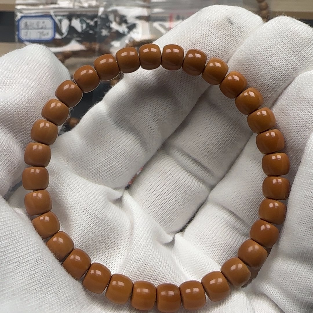 橄榄核吊坠老挝单圈极限弧6.9mm