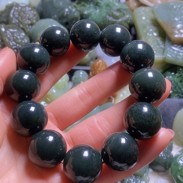 未镶嵌手串和田玉