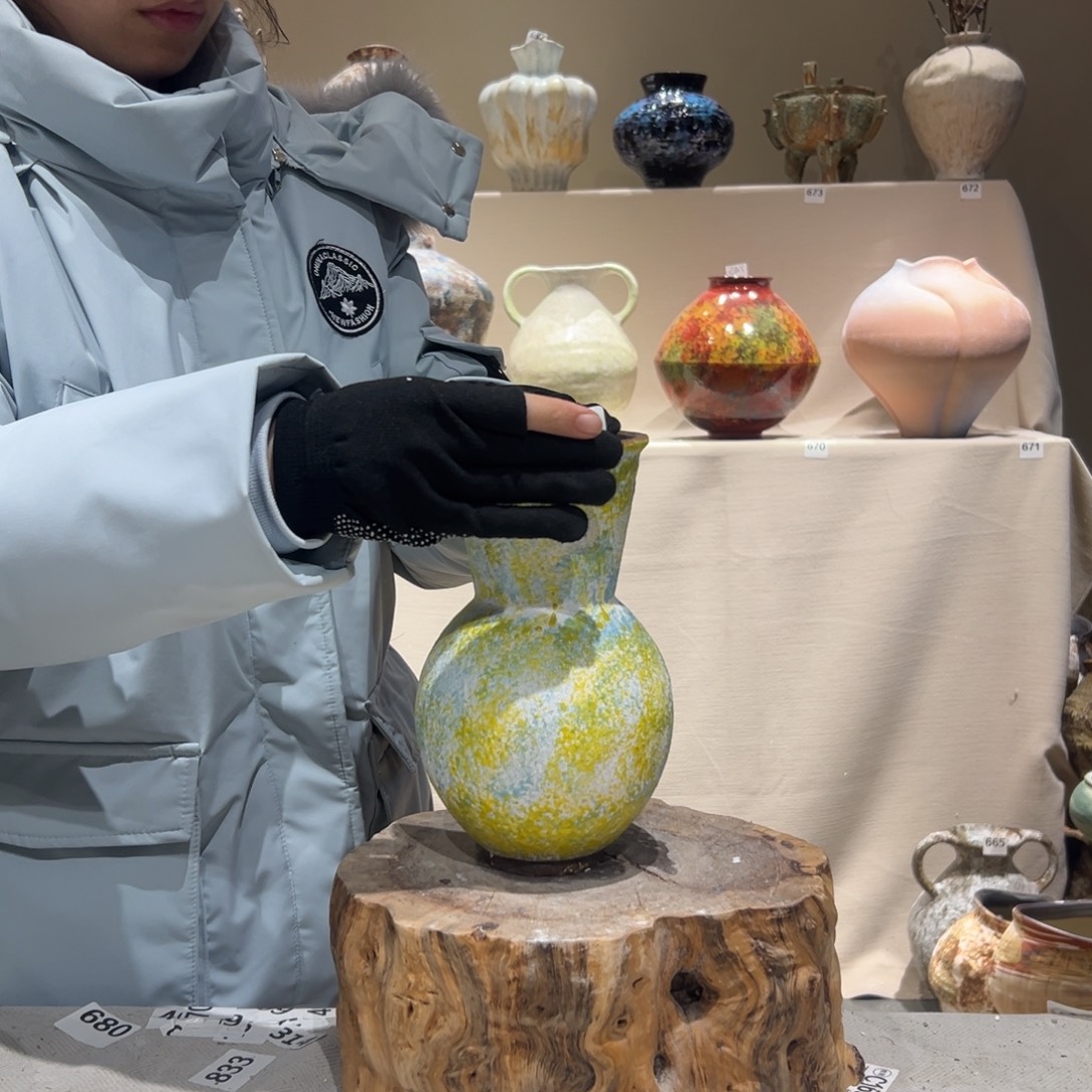 景德镇高温陶瓷花瓶摆件771花瓶摆件