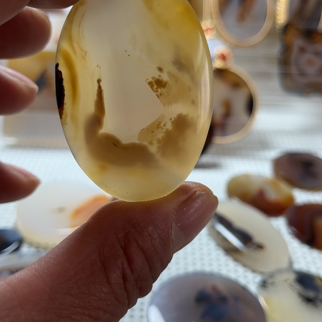 玛瑙/玉髓合金颈饰