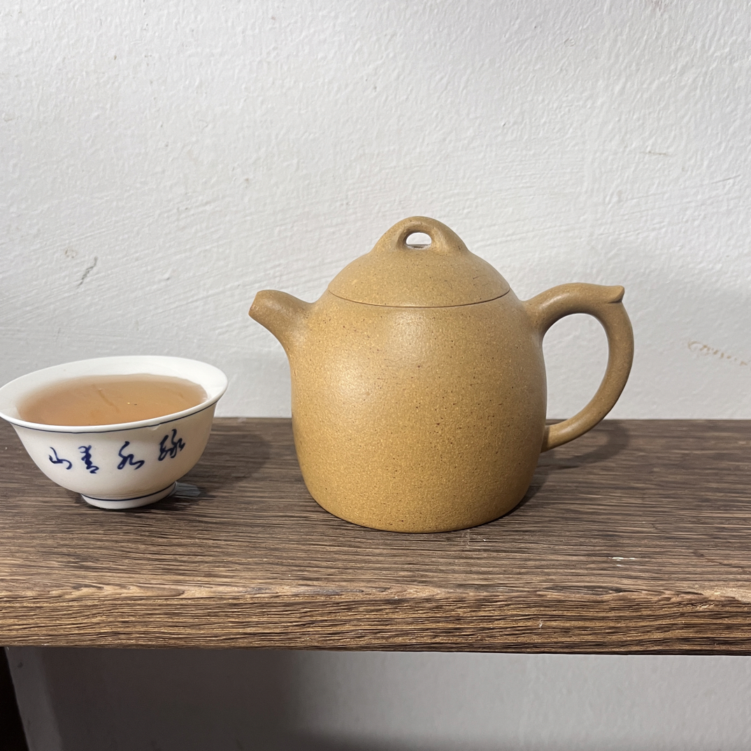 小秦权黄金段泥约130cc 半手工紫砂壶