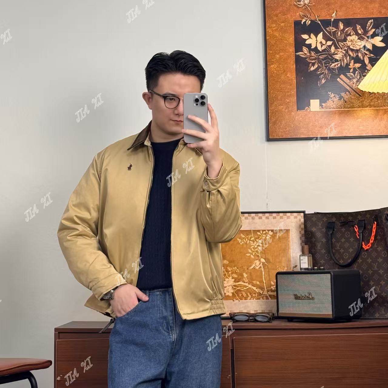 【镓西专属】重磅马夫秋冬保暖棉服灯芯绒领加厚男女外套上衣2557
