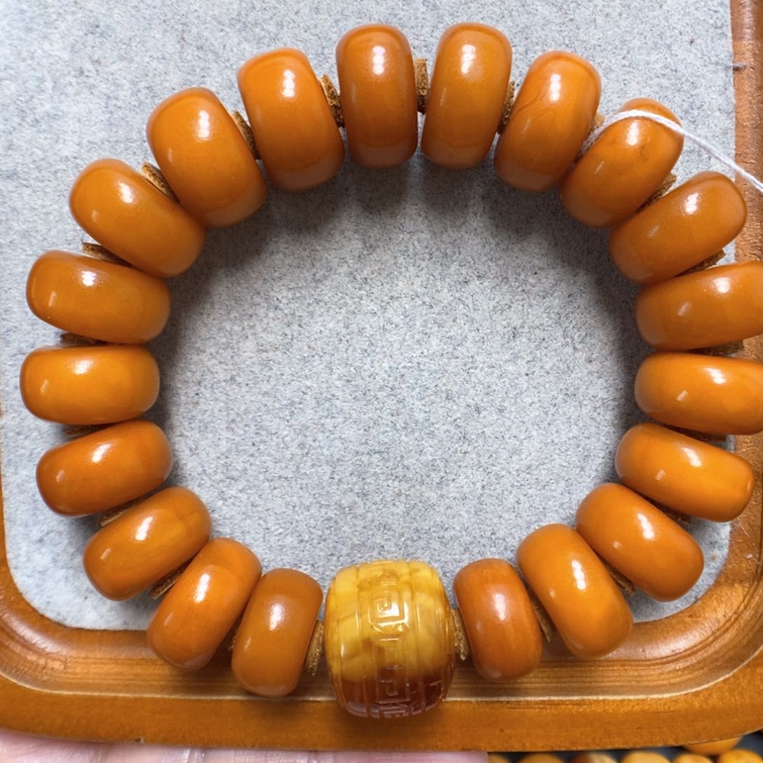 蜜蜡颈饰未镶嵌蜜蜡