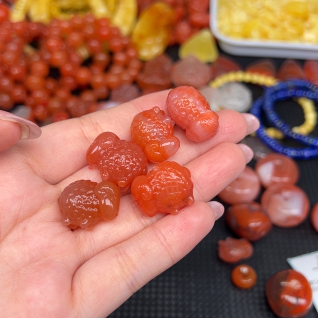 优***抚南红玛瑙未镶嵌吊坠(不含链)