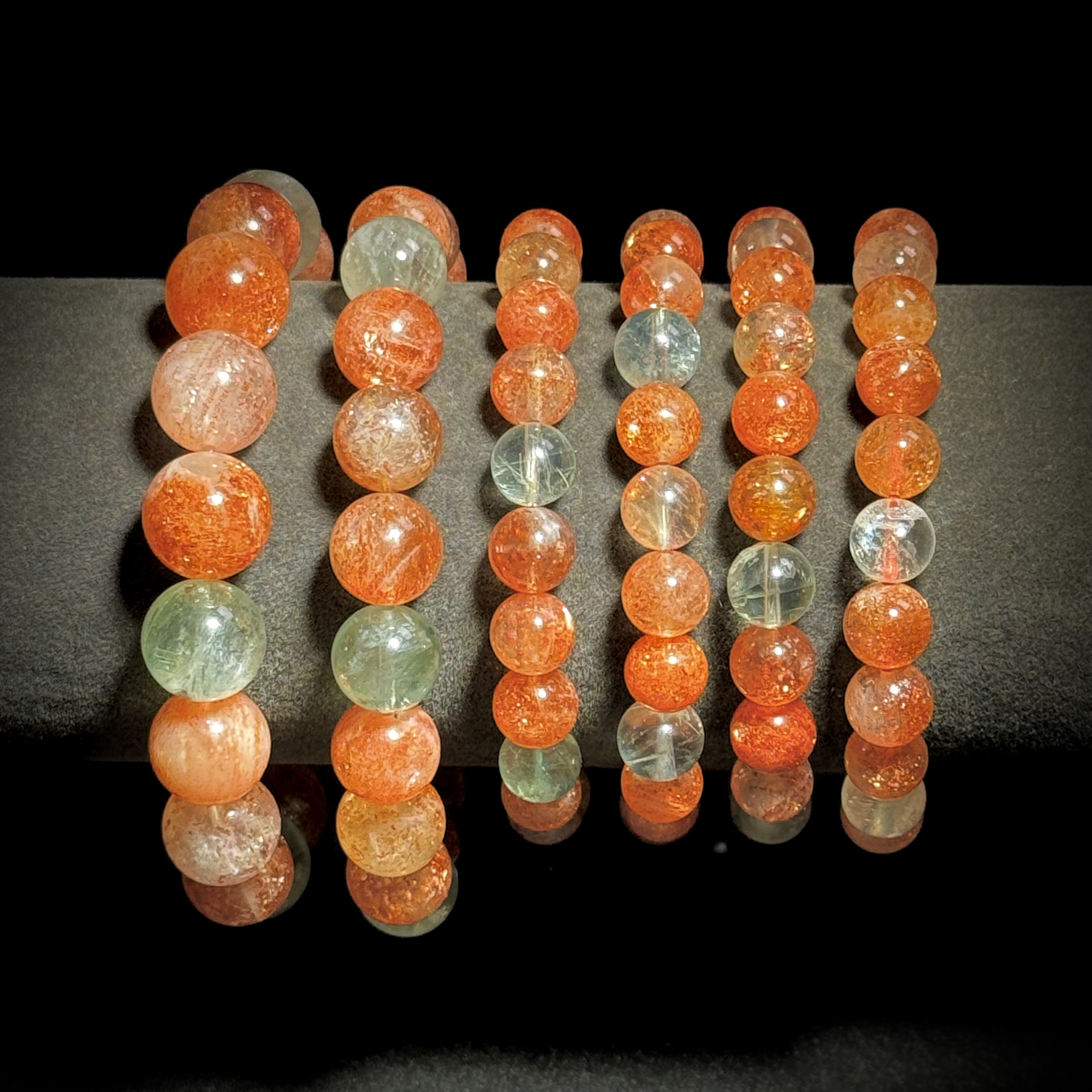 天然老矿阿鲁沙手串 多样性发其一 A7028