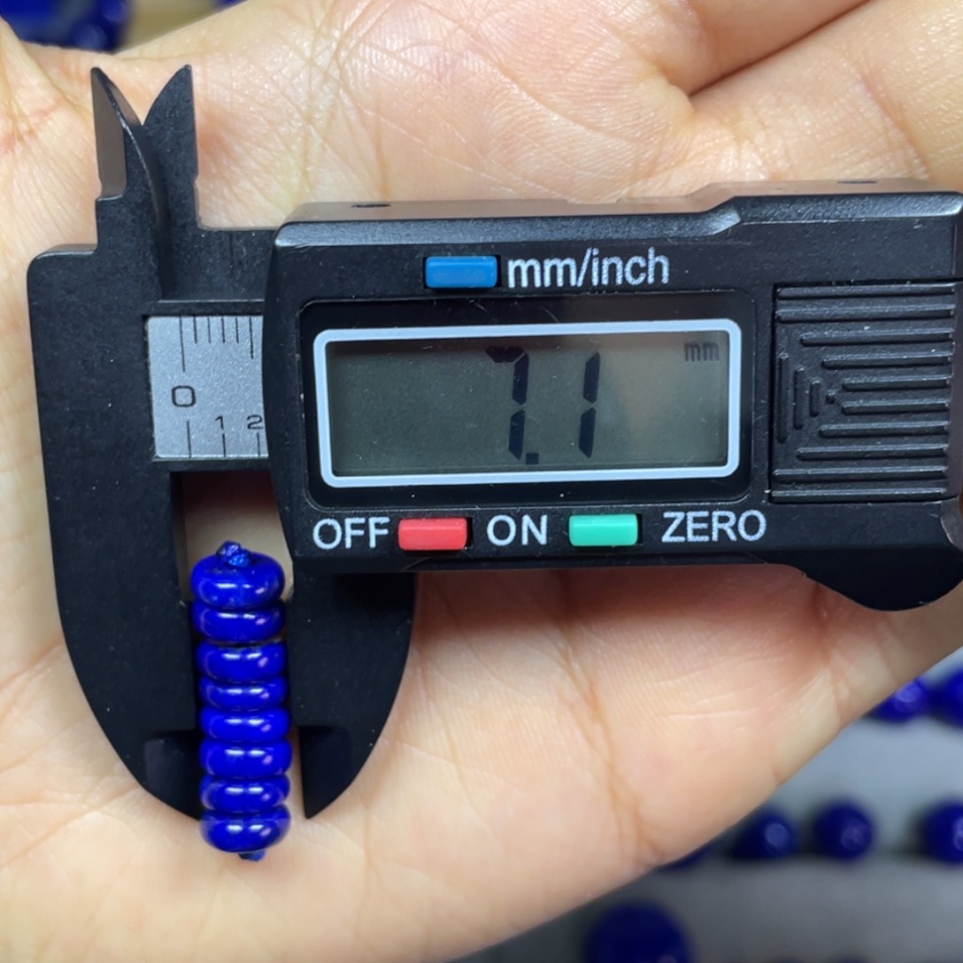 青金石7mm隔片配饰未镶嵌