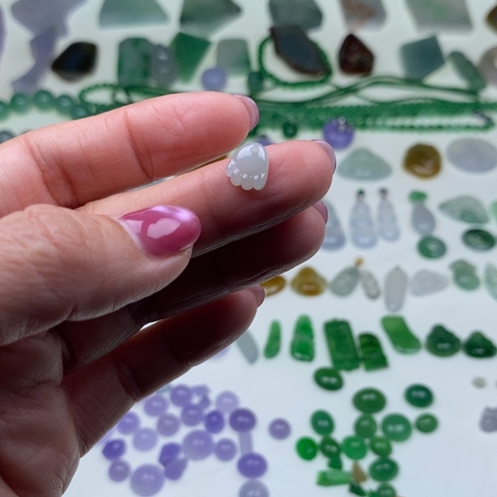 ****水翡翠未镶嵌挂件天然翡翠