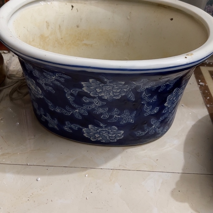 摆件微瑕花盆介意勿拍