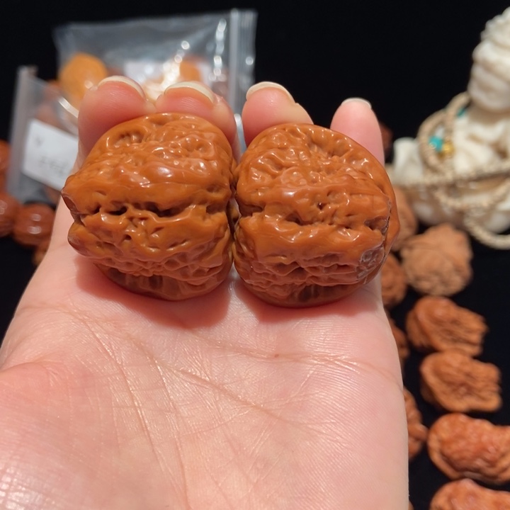 文玩核桃把件37蛤蟆头246