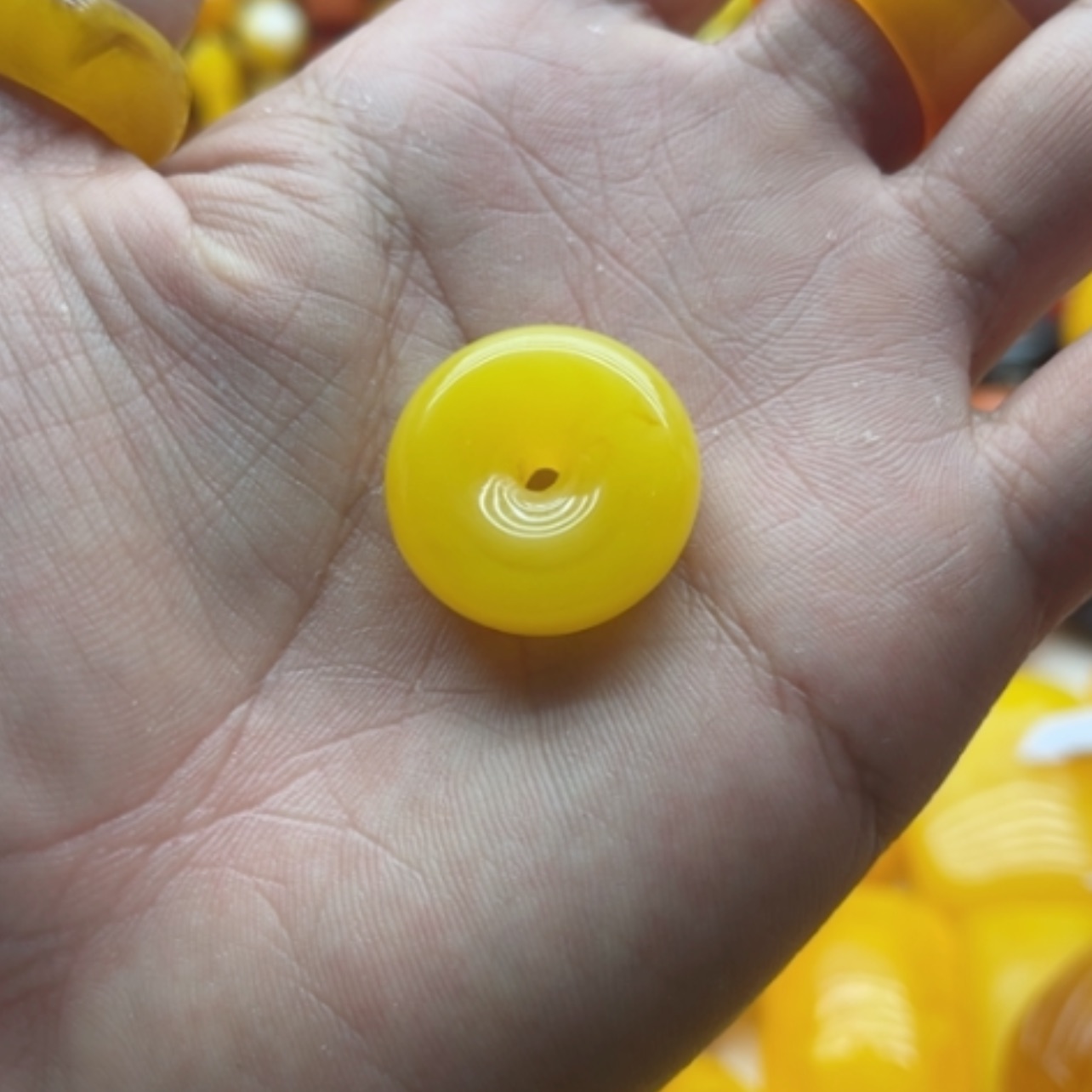 【闪购商品】蜜蜡颈饰未镶嵌蜜蜡平安扣