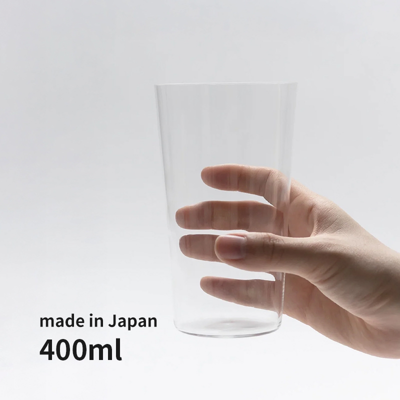 日本进口水晶玻璃杯家用薄壁调酒杯厨房啤酒杯透明冷饮杯木村代工