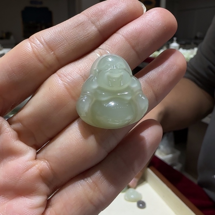 和田玉未镶嵌颈饰821