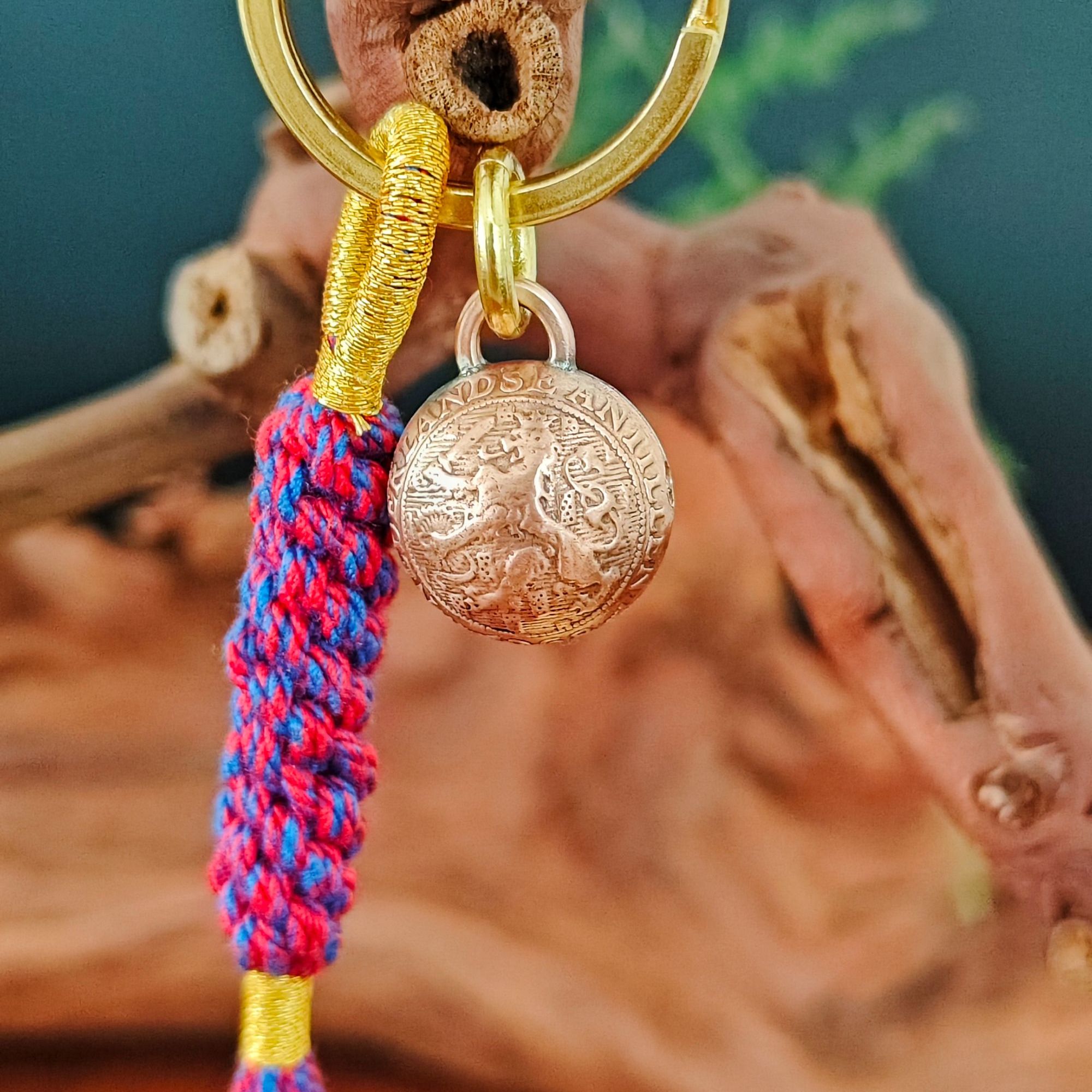 币奇堡安德烈斯1分硬币铃铛挂件