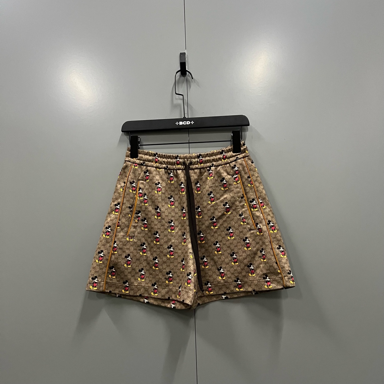 95新 GUCCI/古驰 （cc） 米奇满印短裤 XS码/fg207595