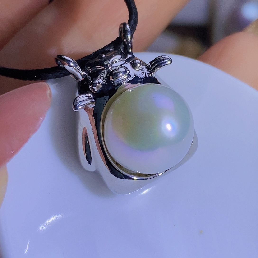 合金天然淡水珍珠（微瑕）淡水珍珠