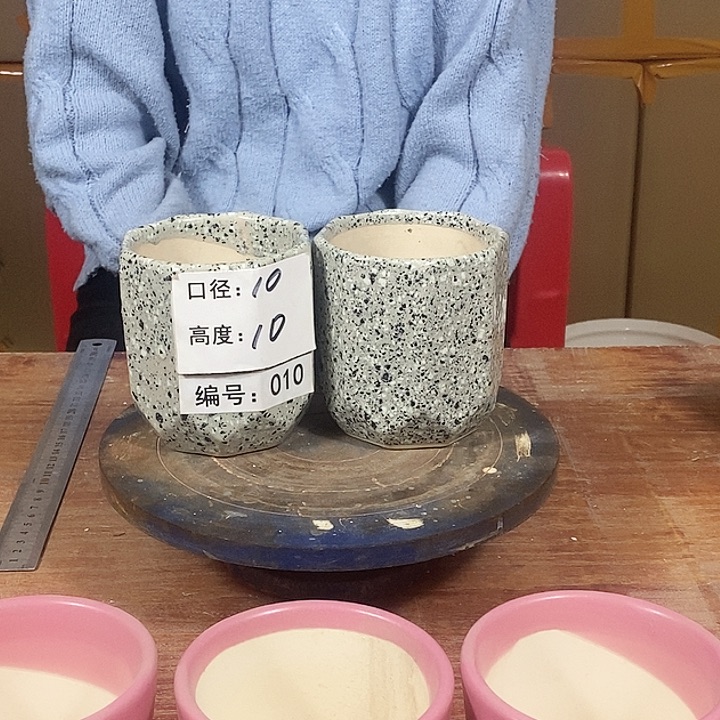 陶瓷微瑕花盆-010