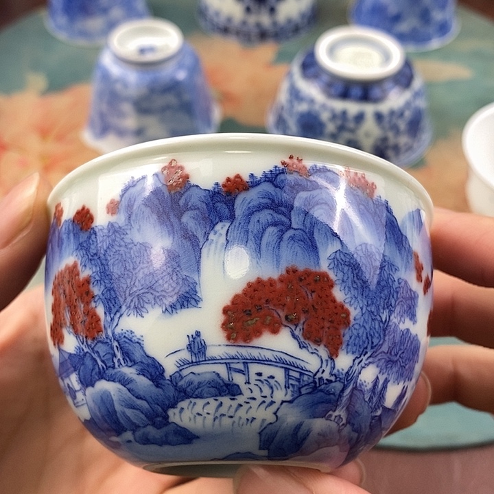 杯景德镇全手工全手绘茶具1688888