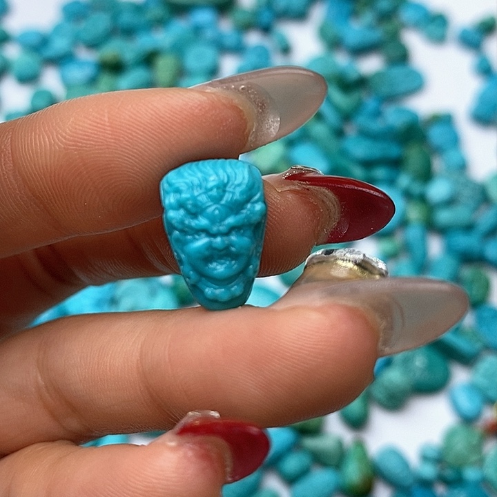 绿松石珠宝奇石未镶嵌